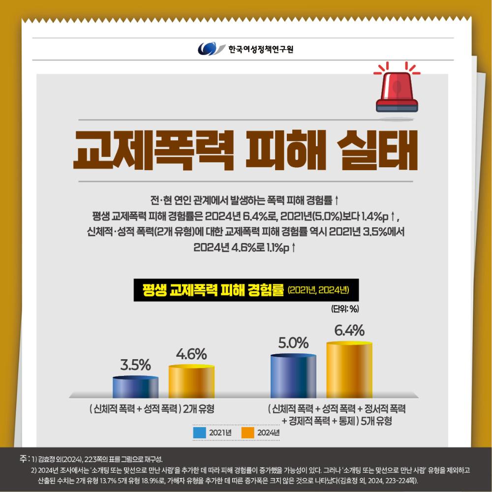 친밀한 관계에서의 여성폭력, 개인의 문제가 아닙니다